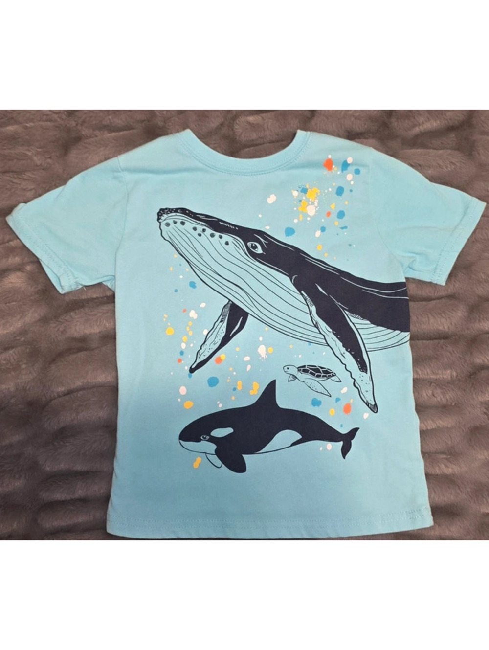 Garanimals Boys Whale Orca Graphic T-Shirt Size 5T